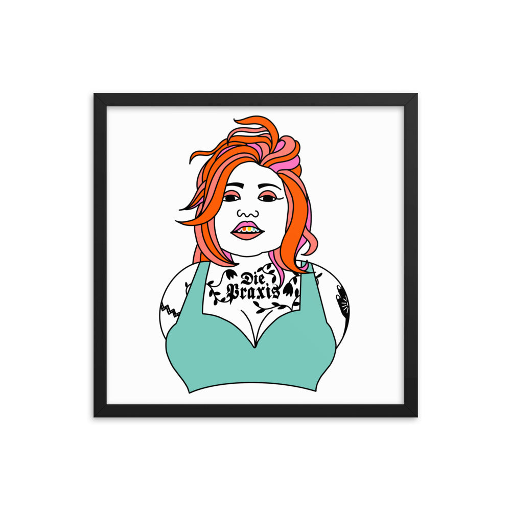 Gerahmtes Female6ix9einTee Poster